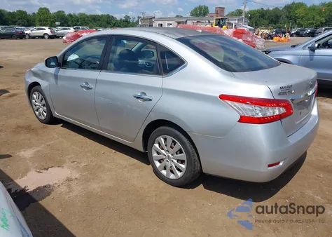 2015 Nissan Sentra Fe+ S/S/Sl/Sr/Sv из США, поврежденный, VIN 3N1AB7AP3FL634663